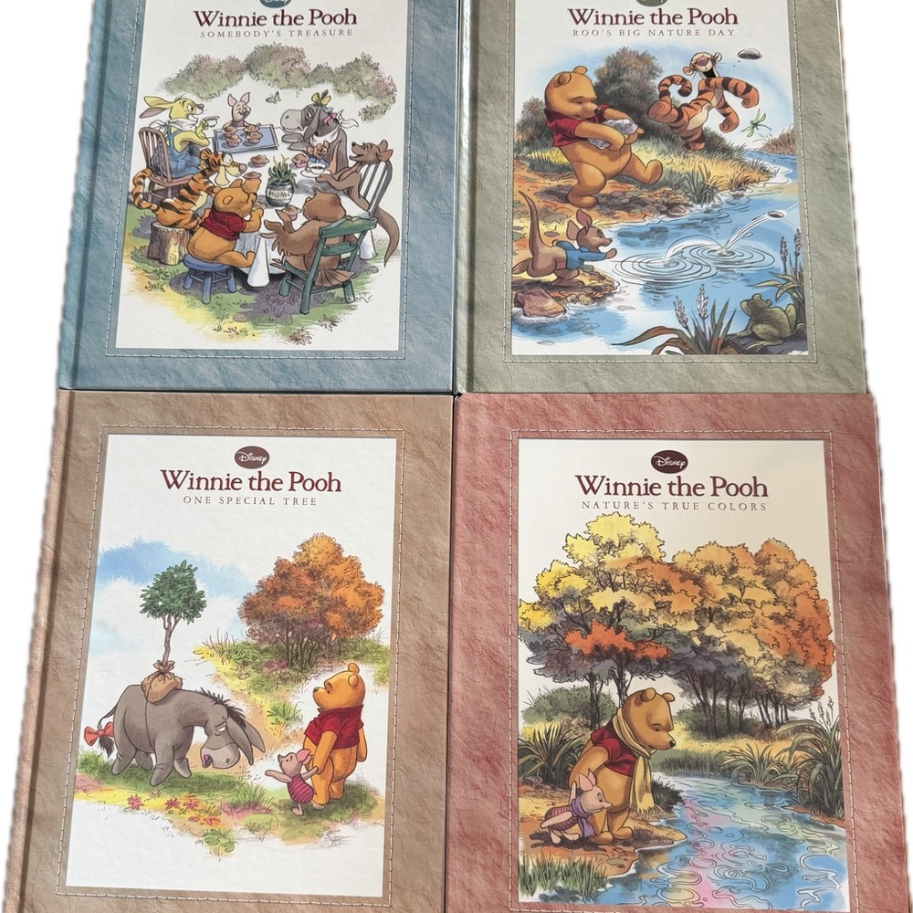 Disney Winnie the Pooh Books Kohls Care Collection Set of 4 Books